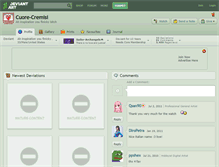 Tablet Screenshot of cuore-cremisi.deviantart.com