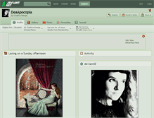 Tablet Screenshot of deaapocopia.deviantart.com
