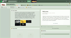 Desktop Screenshot of love-and-art.deviantart.com