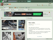 Tablet Screenshot of ellenege.deviantart.com