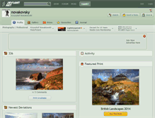 Tablet Screenshot of novakovsky.deviantart.com