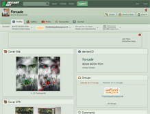 Tablet Screenshot of forcade.deviantart.com