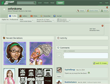 Tablet Screenshot of oxfordcoma.deviantart.com
