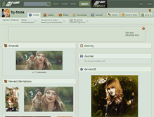 Tablet Screenshot of by-tessa.deviantart.com