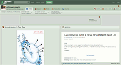 Desktop Screenshot of crimson-touch.deviantart.com
