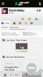 Mobile Screenshot of electrobaby.deviantart.com