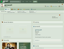 Tablet Screenshot of germany69.deviantart.com