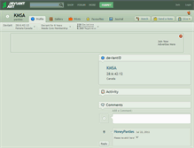 Tablet Screenshot of kmsa.deviantart.com
