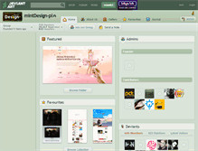 Tablet Screenshot of mintdesign-pl.deviantart.com