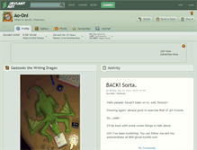 Tablet Screenshot of ao-oni.deviantart.com