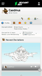 Mobile Screenshot of caedmus.deviantart.com