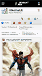 Mobile Screenshot of mikemaluk.deviantart.com