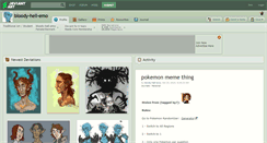 Desktop Screenshot of bloody-hell-emo.deviantart.com