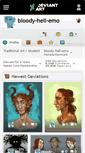 Mobile Screenshot of bloody-hell-emo.deviantart.com