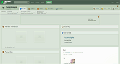 Desktop Screenshot of lucariolaplz.deviantart.com