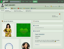 Tablet Screenshot of clarii-16042001.deviantart.com