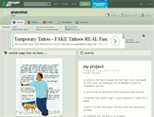 Tablet Screenshot of ananomes.deviantart.com