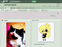 Tablet Screenshot of hurricane-hannah.deviantart.com