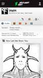 Mobile Screenshot of imaim.deviantart.com