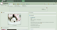 Desktop Screenshot of frostbunny.deviantart.com