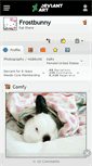 Mobile Screenshot of frostbunny.deviantart.com
