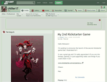 Tablet Screenshot of chillier17.deviantart.com