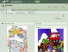Tablet Screenshot of marioxfiles.deviantart.com