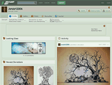 Tablet Screenshot of jorsart2006.deviantart.com