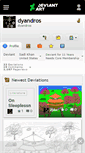 Mobile Screenshot of dyandros.deviantart.com