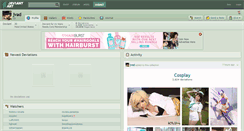 Desktop Screenshot of jvad.deviantart.com