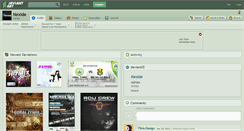 Desktop Screenshot of nexide.deviantart.com