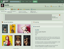 Tablet Screenshot of lucylle.deviantart.com