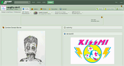 Desktop Screenshot of naugthy-devil.deviantart.com