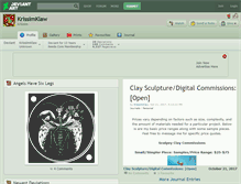 Tablet Screenshot of krissimklaw.deviantart.com