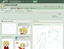 Tablet Screenshot of matthewwilliamsrp.deviantart.com