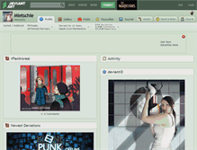 Tablet Screenshot of mietschie.deviantart.com