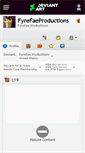 Mobile Screenshot of fyrefaeproductions.deviantart.com