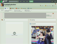 Tablet Screenshot of fyrefaeproductions.deviantart.com