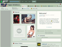 Tablet Screenshot of enigma-variations.deviantart.com
