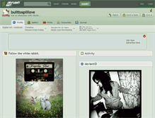 Tablet Screenshot of builttospilllove.deviantart.com