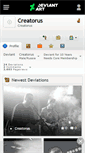 Mobile Screenshot of creatorus.deviantart.com
