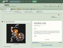 Tablet Screenshot of katheb.deviantart.com