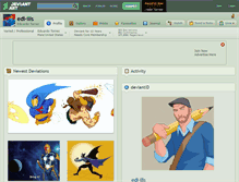 Tablet Screenshot of edi-ills.deviantart.com