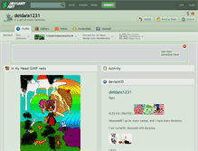 Tablet Screenshot of deidara1231.deviantart.com