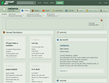 Tablet Screenshot of natiamos.deviantart.com