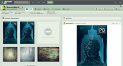 Desktop Screenshot of brownzworx.deviantart.com