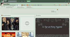 Desktop Screenshot of cleo-kitten.deviantart.com
