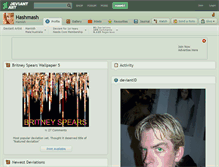 Tablet Screenshot of hashmash.deviantart.com