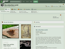 Tablet Screenshot of my-colourless-world.deviantart.com