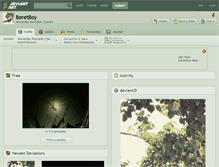 Tablet Screenshot of beretboy.deviantart.com